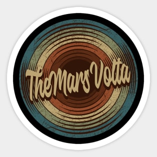 The Mars Volta Vintage Vinyl Sticker